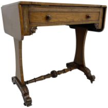 Regency rosewood writing table