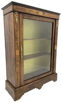 Victorian walnut pier cabinet