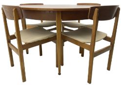 G-Plan - mid-20th century teak extending circular dining table
