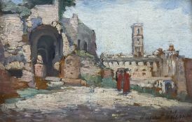 Margaret Thomson Wilson (Scottish 1864-1912): The Forum - Rome