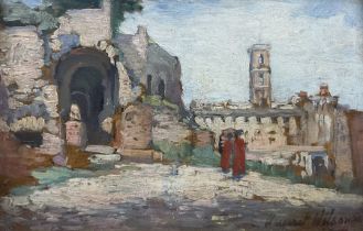 Margaret Thomson Wilson (Scottish 1864-1912): The Forum - Rome