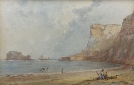 George Weatherill (British 1810-1890): Saltwick Nab near Whitby