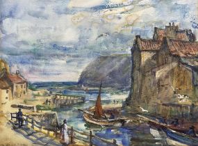 Rowland Henry Hill (Staithes Group 1873-1952): Staithes Beck