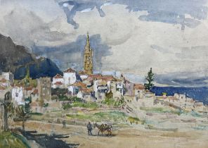 Rowland Henry Hill (Staithes Group 1873-1952): 'Realejo Alto - Tenerife'