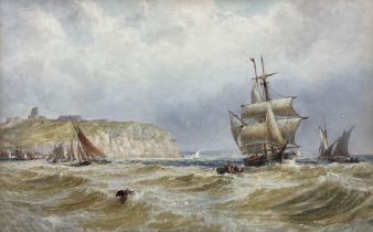 Thomas Bush Hardy (British 1842-1897): 'Off Scarborough'
