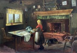 Charles G Hards (British ex.1883-1898): The Young Kitchen Assistant and Companion