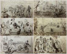 George Cruikshank (British 1792-1878): 'Illustrations of Time'