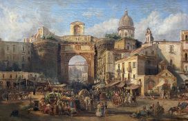 Italian School (19th century): Porta Capuana - Naples