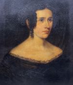 English School (Early 19th century): Bust Portrait of a young Woman