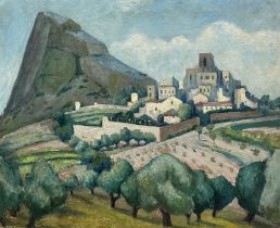 Attrib. Adrian Paul Allinson (British 1890-1959): Southern French Landscape