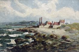 John Milne Donald (Scottish 1819-1866): Choppy Seas on the Scottish Coast