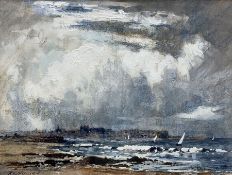 Robert Leslie Howey (British 1900-1981): 'View From Seaton Carew Beach'