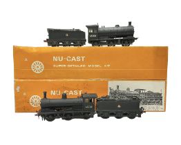 Nu-Cast ‘00’ gauge - two kit built steam locomotive and tenders comprising NC116 Class J26/J27 0-6-0