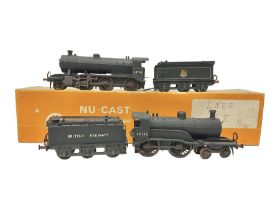 ‘00’ gauge - two kit built steam locomotive and tenders comprising Class K2 2-6-0 no.61763 finished