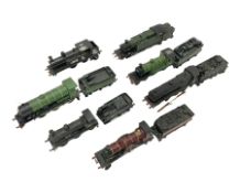 ‘00’ gauge - seven kit built locomotives for restoration comprising Class J94 0-6-0ST no.8067 in LMS