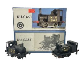Nu-Cast ‘00’ gauge - two kit built steam locomotives comprising NER/ LNER/BR Class Y8 0-4-0T no.8091