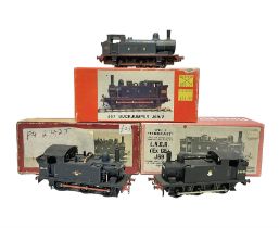 ‘00’ gauge - three steam locomotives and comprising two kit built examples; J69 Class 0-6-0T no.6861