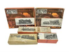 Keyser ‘00’ gauge - five locomotive building kits comprising GWR 33xx Bulldog 4-4-0