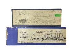 McGowan Models ‘00’ gauge - two metal construction kits comprising D49 Hunt or Shire Class 4-4-0 loc