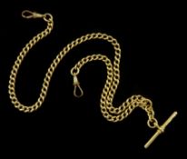 Victorian 18ct gold Albert chain by W & Co (probably by Williams & Co)
