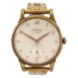 Trebex gentleman's 9ct gold manual wind presentation wristwatch