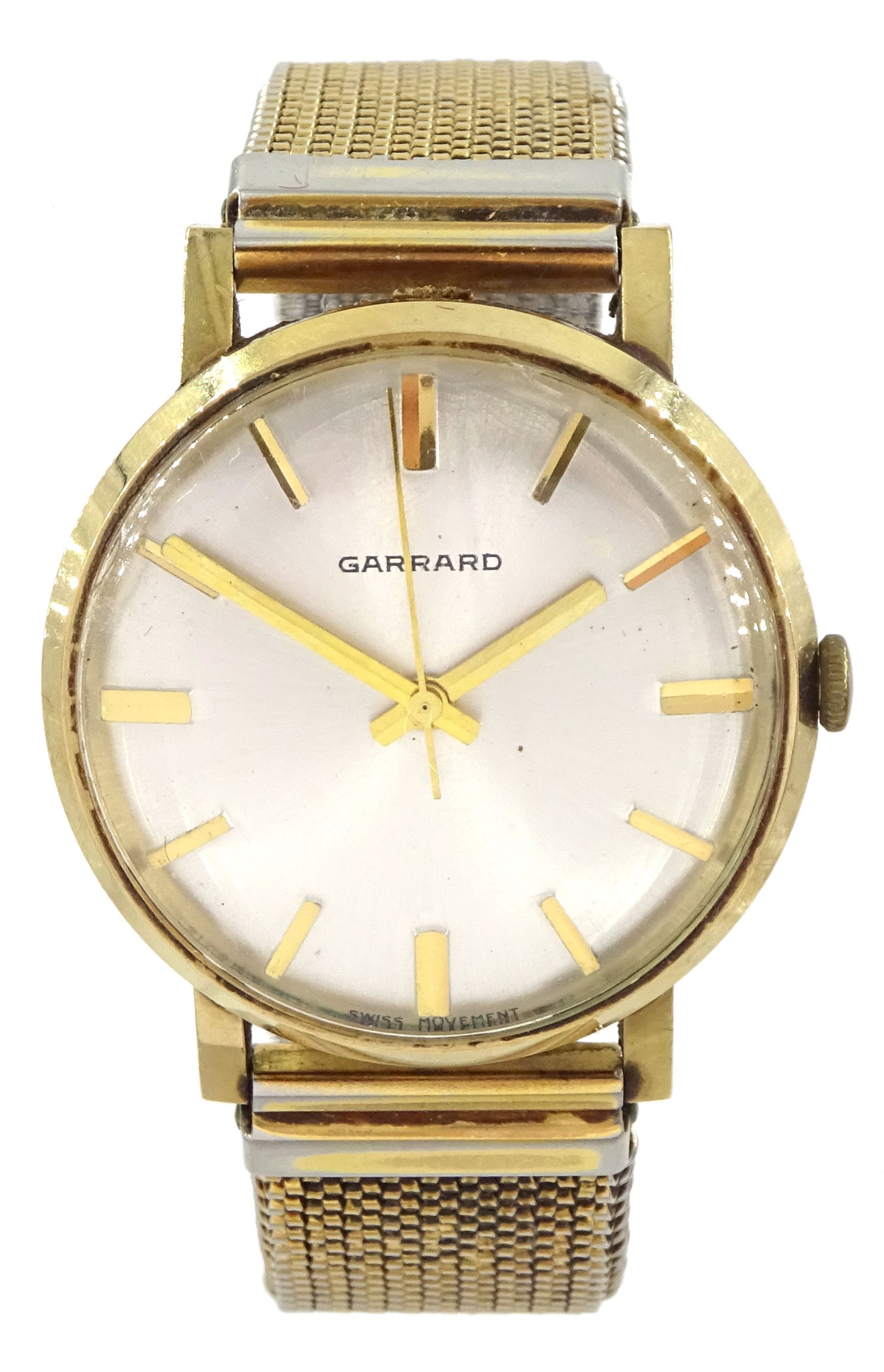 Gerrard gentleman's 9ct gold manual wind wristwatch