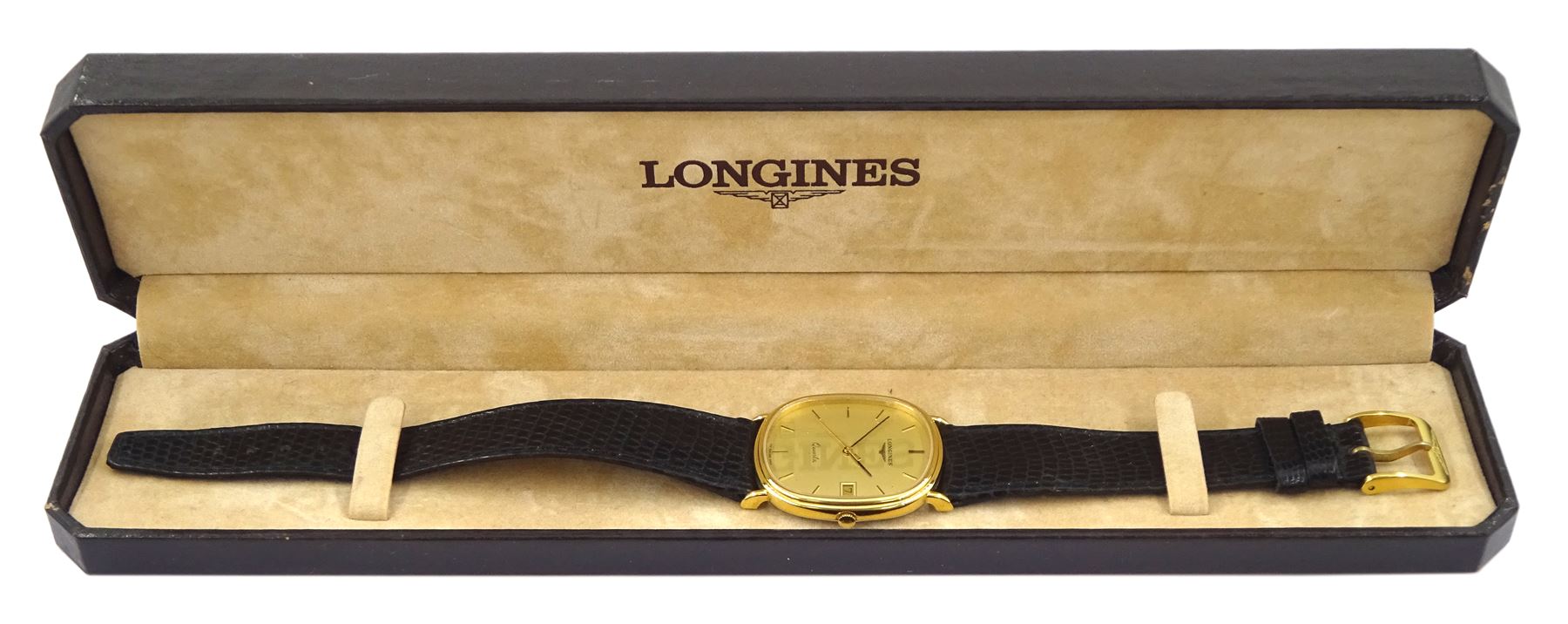 Longines gentleman's gold-plated and stainless steel quartz wristwatch - Image 2 of 5