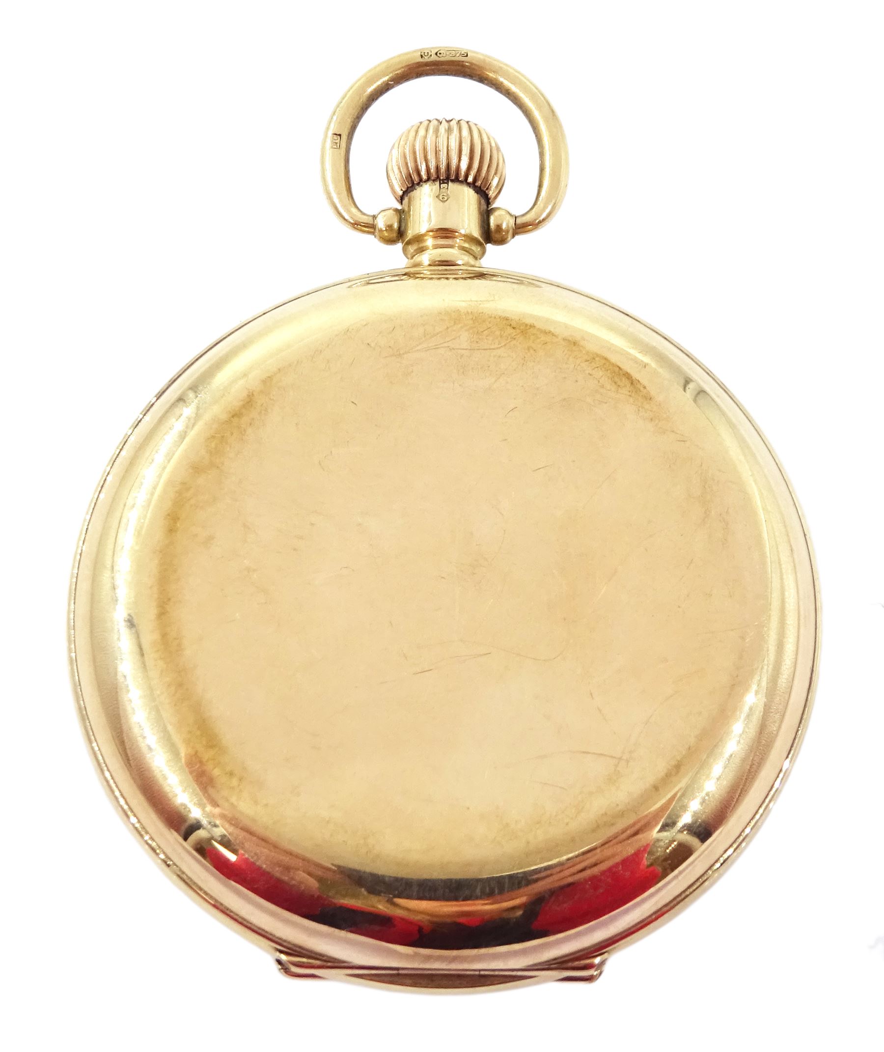 Early 20th century 9ct full hunter lever pocket watch by A Schwarz & Son - Image 2 of 4