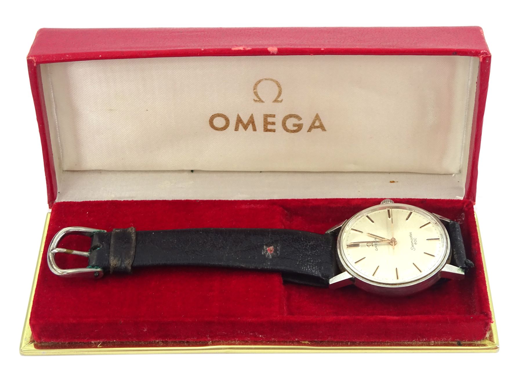 Omega Seamaster 600 gentleman's stainless steel manual wind wristwatch - Image 2 of 4