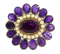 19ct / early 20th century 9ct gold amethyst