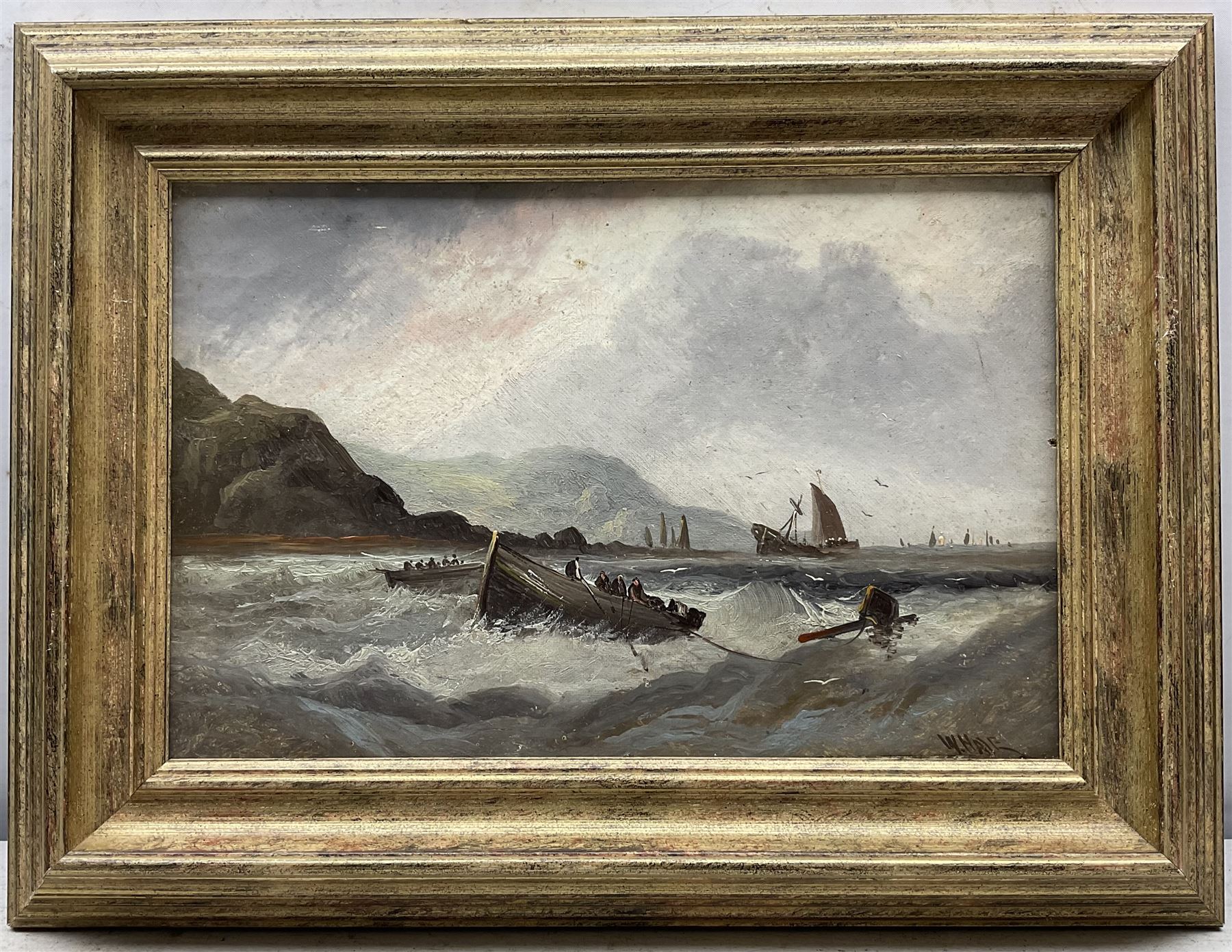William Matthew Hale (British 1837-1929): Shipping off the Coast - Image 2 of 7