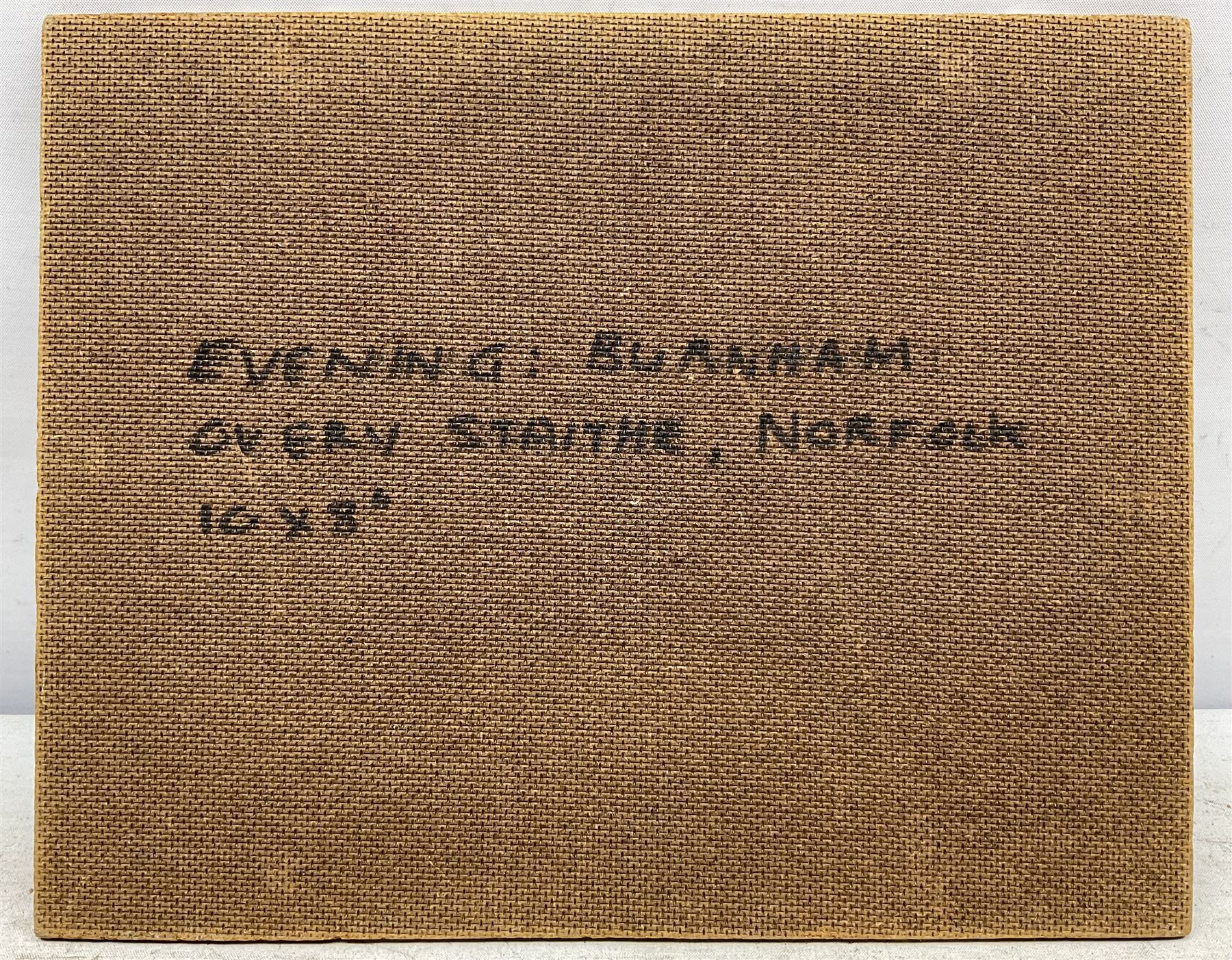 William Burns (British 1923-2010): 'Evening: Burnham Overy Staithe - Norfolk' - Image 3 of 3