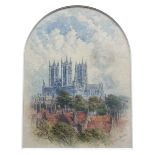 Mary Lowndes-Norton (British 1857-1929): Lincoln Cathedral