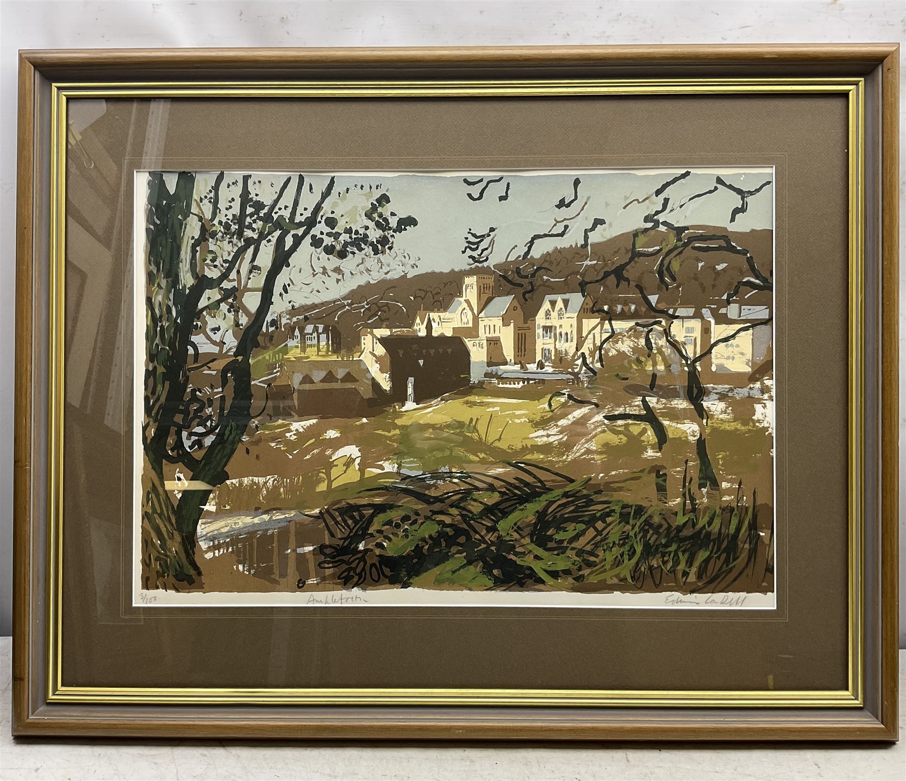 Edwin La Dell (British 1914-1970): 'Ampleforth' Yorkshire - Image 2 of 4