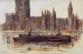 John Bampfield (British 1947-): The Houses of Parliament - London