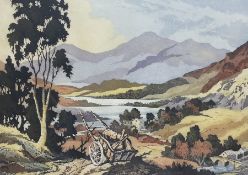 James Priddey (British 1916-1980): 'Snowdon from Capel Curig'