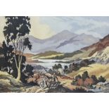 James Priddey (British 1916-1980): 'Snowdon from Capel Curig'