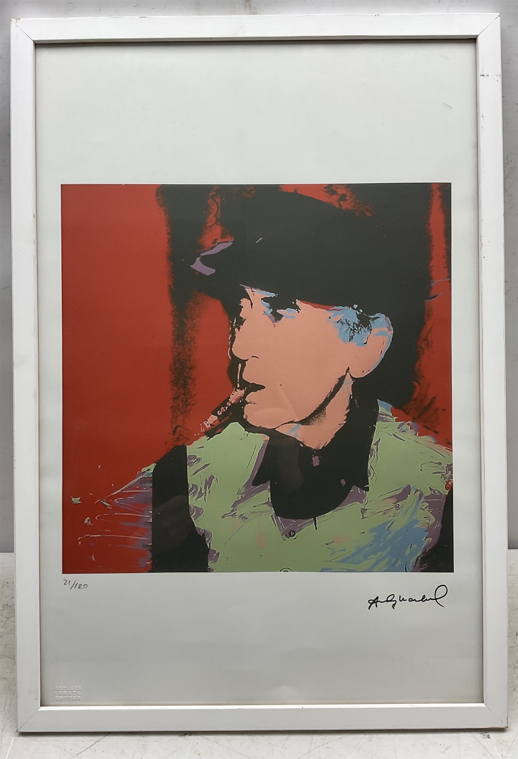 After Andy Warhol (American 1929-1987): Portrait of Man Ray - Image 2 of 2