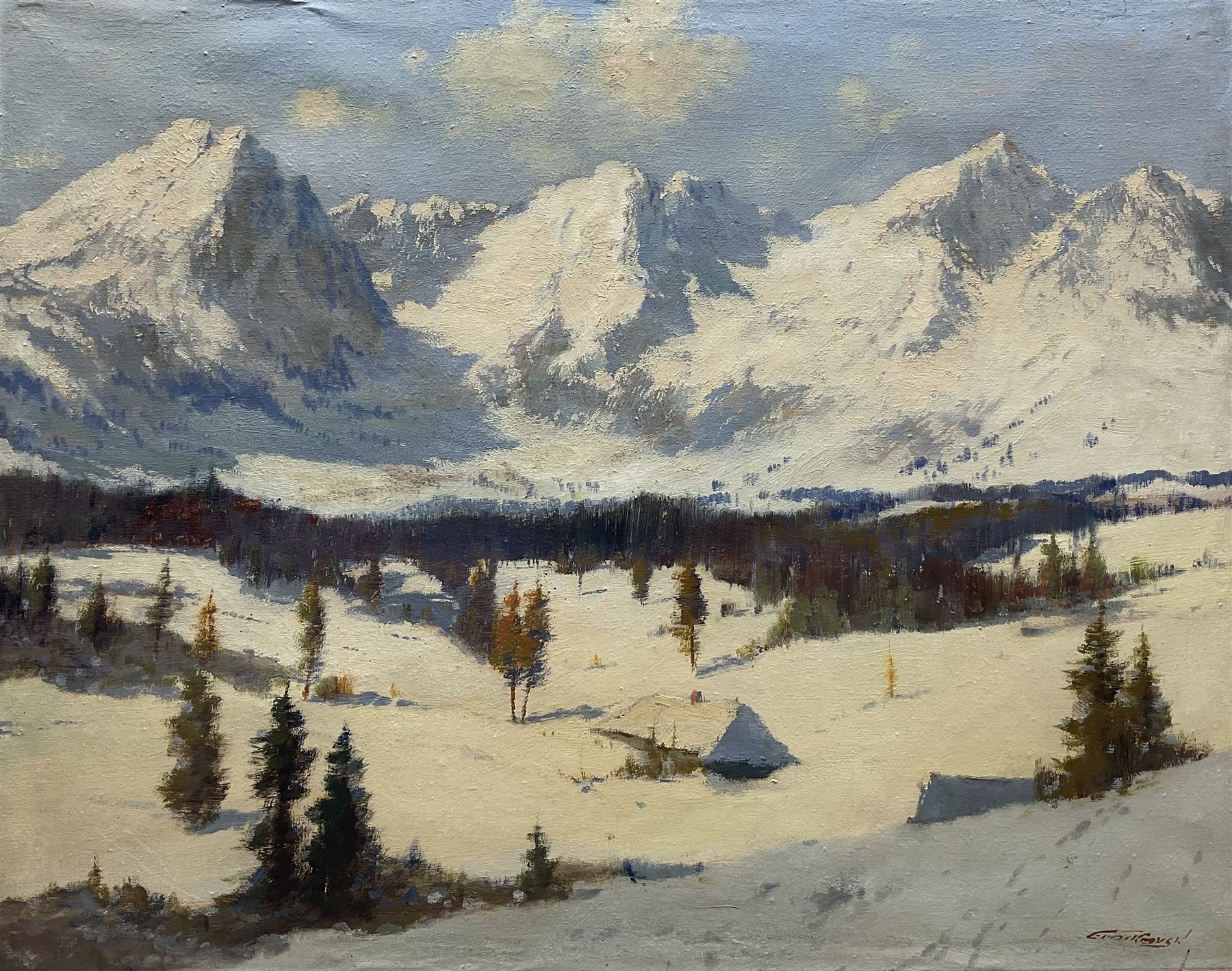 Ján Grotkovský (Czechoslovakian 1902-1961): Tatra Mountain Range