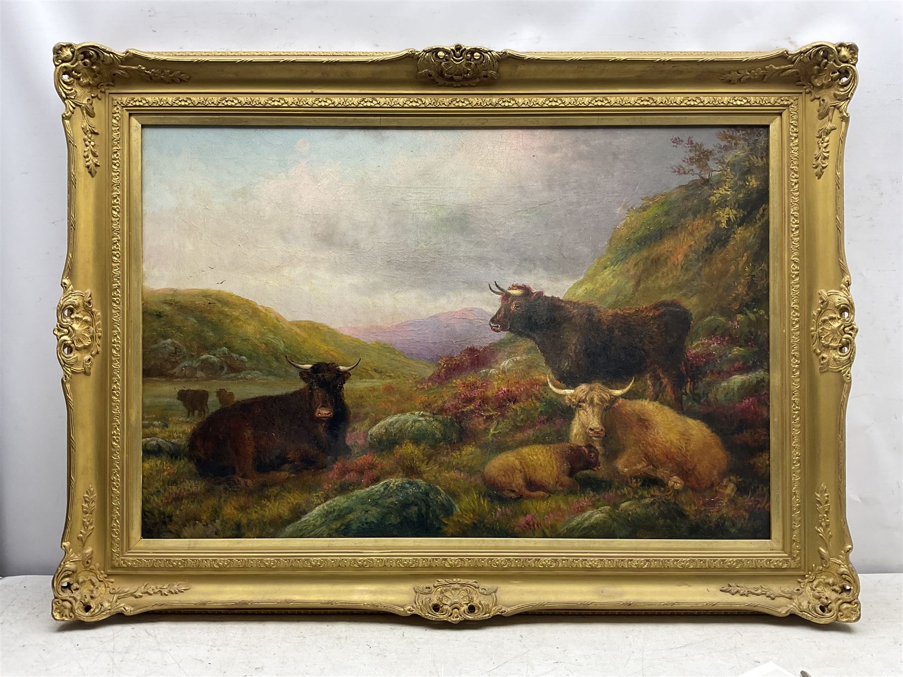 English School (Early 20th century): Highland Cattle - Image 2 of 3