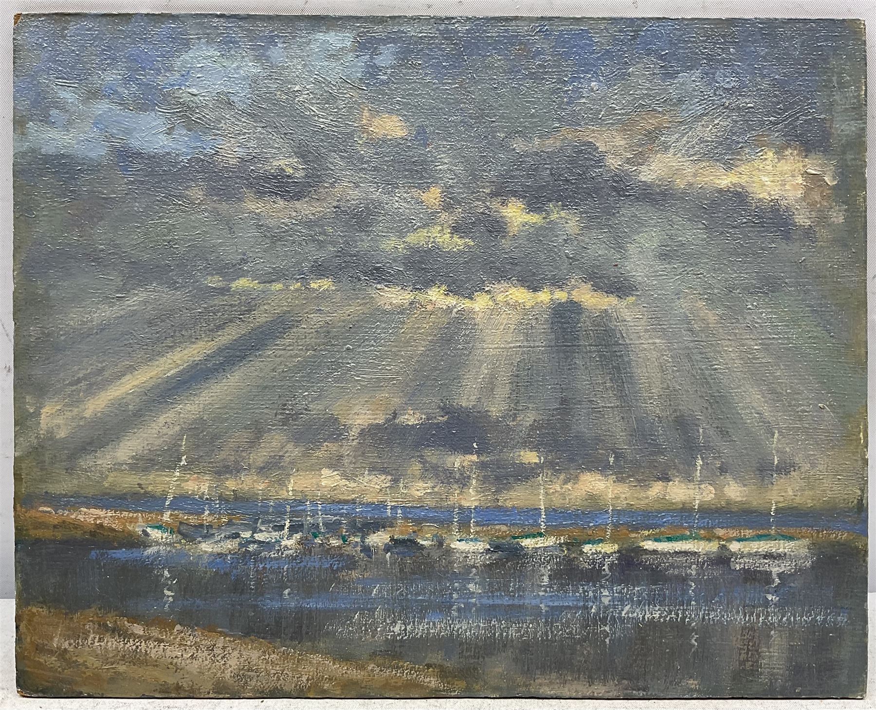 William Burns (British 1923-2010): 'Evening: Burnham Overy Staithe - Norfolk' - Image 2 of 3