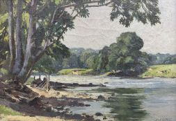 Marie Hartley (Yorkshire 1905-2006): 'The Wharfe near Harewood'