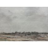 Kershaw Schofield (British c1875-1941): Flatland Landscape