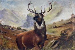 Scottish School (20th century): Monarch of the Glen