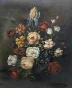 After Jan van Huysum (Dutch 1682-1749): Still Life of Floral Bouquet
