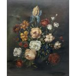 After Jan van Huysum (Dutch 1682-1749): Still Life of Floral Bouquet