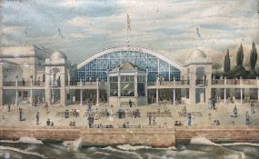 H Trev Field (British 19th Century): 'The Proposed Dome at the New Spa Bridlington'