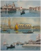 Italian School (20th Century): Venetian Views