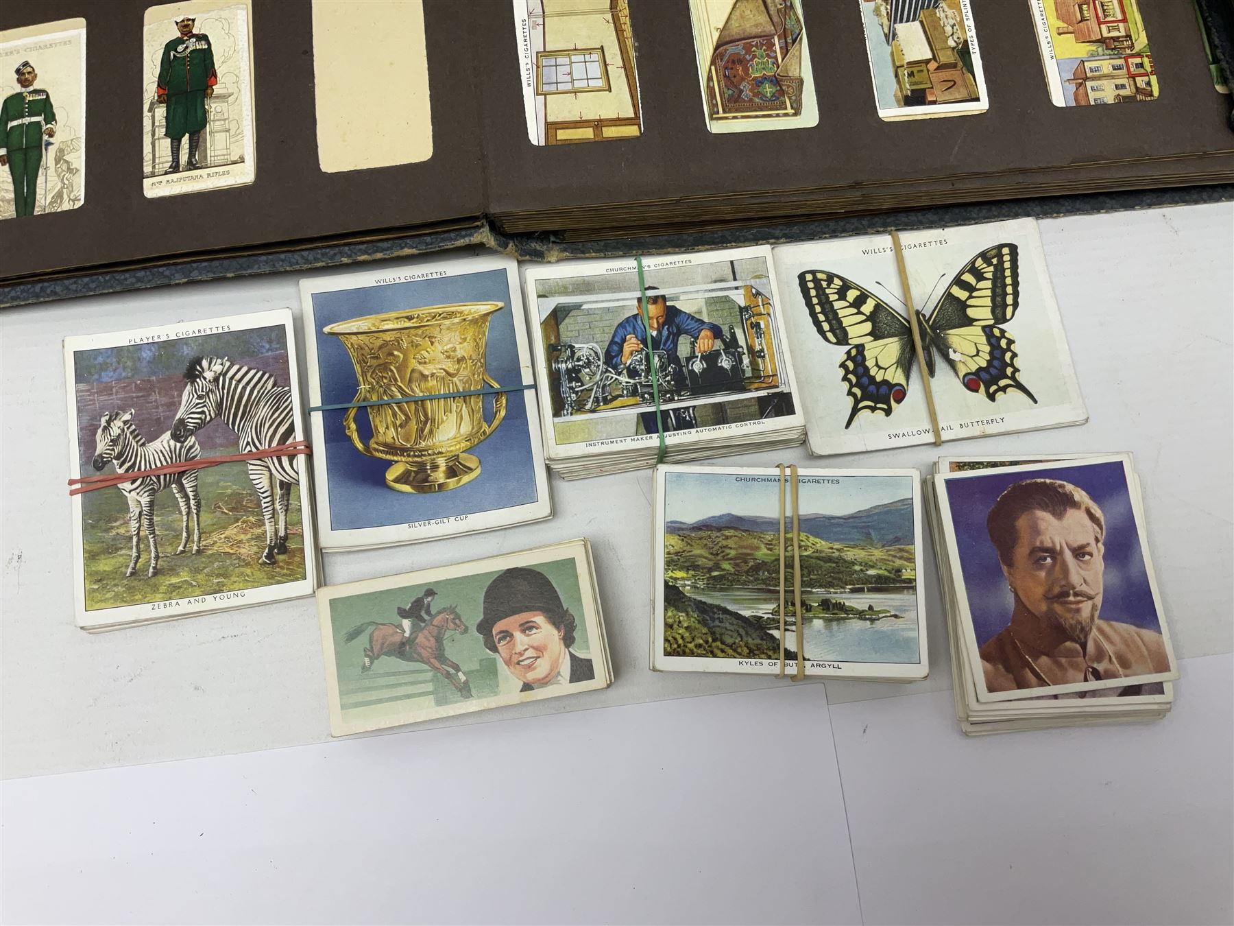 Four albums of cigarette cards - Image 2 of 18