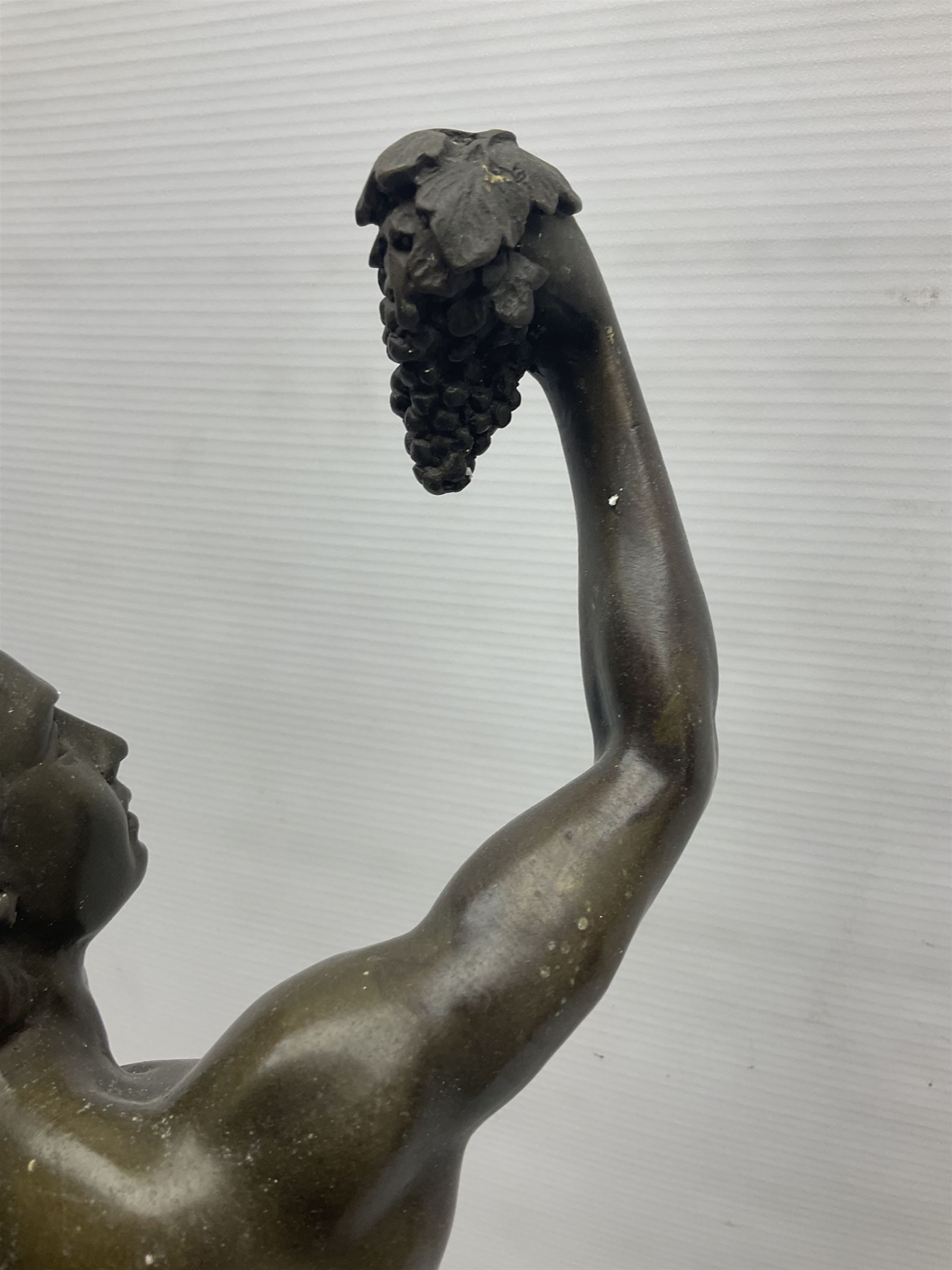 Bronzed sculpture of Dionysus - Image 10 of 14